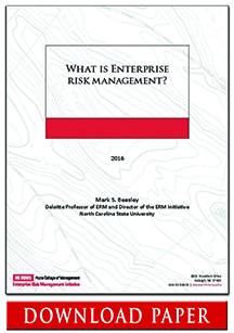 Research paper on enterprise risk management