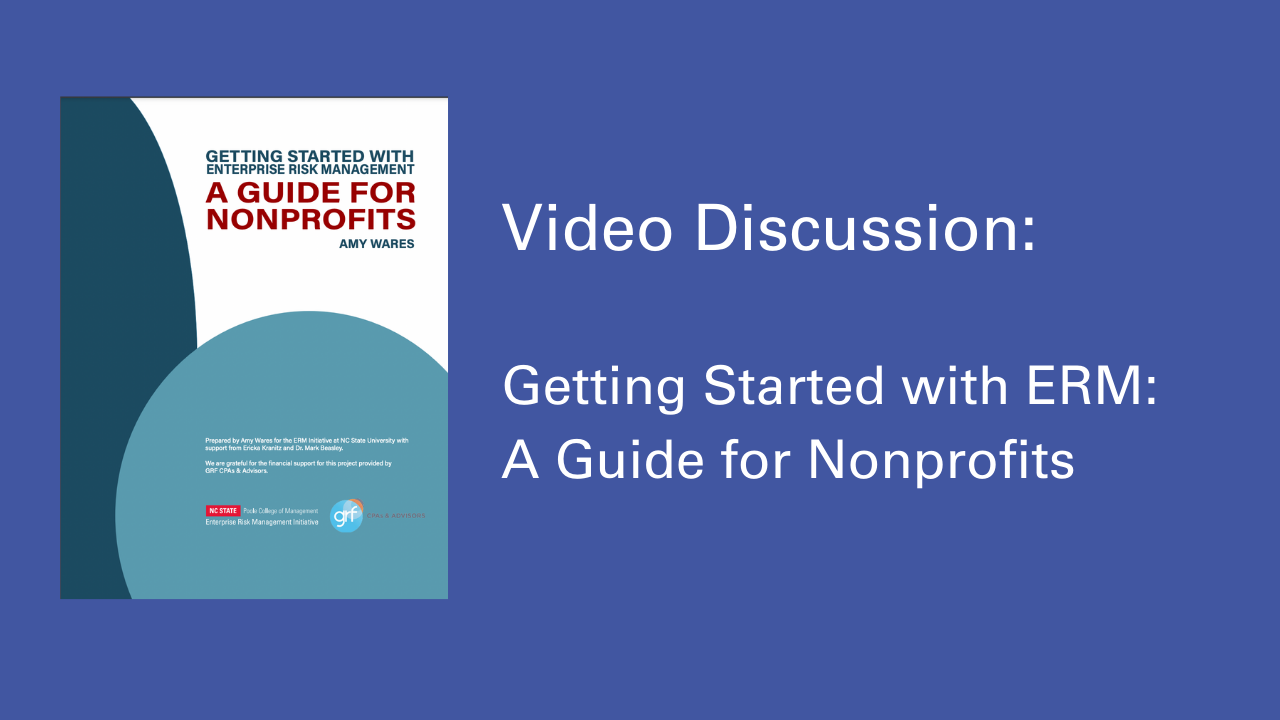 Getting Started with ERM for Nonprofits