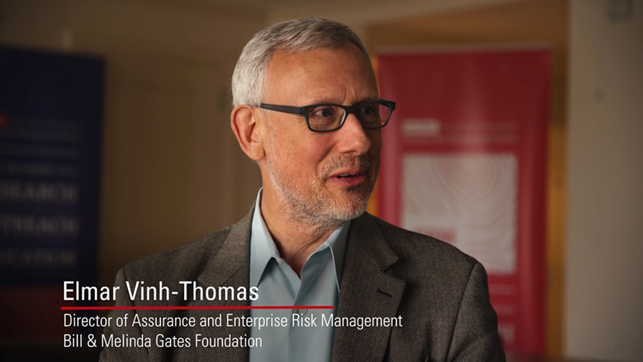 Elmar Vinh-Thomas, director of assurance and ERM at the Bill & Melinda Gates Foundation