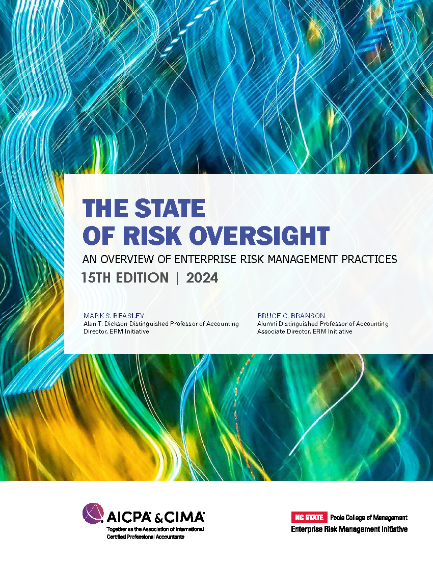2024 The State of Risk Oversight Report Cover