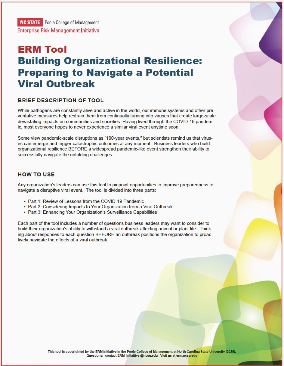 Preparing to Navigate a Potential Viral Outbreak Tool Cover